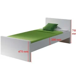 Vipack Kinderbed Lara 90x200 cm - wit