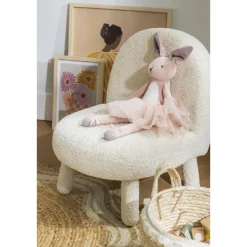 Fauteuils-Leen Bakker Kinderstoel Isa - crème