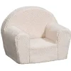 Fauteuils-Leen Bakker Kinderstoel Louise - teddy - ecru