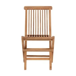House Nordic Kinderstoel Naturel Teakhout - Zithoogte 33cm - Toledo - Set van 2