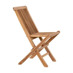 House Nordic Kinderstoel Naturel Teakhout - Zithoogte 33cm - Toledo - Set van 2