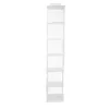 Kledingrekken|Kledingrekken-Kipit Kledingkast organizer - 6 vaks - wit - 25 x 25 x 138 cm