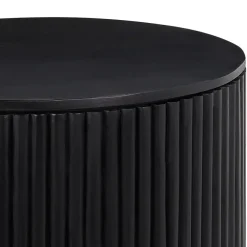 Salontafels-Beliani KIRKWOOD - Salontafel - Zwart - Mangohout