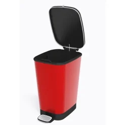 Prullenbakken-Kis Chic Bin Pedaalemmer - 30L - rood
