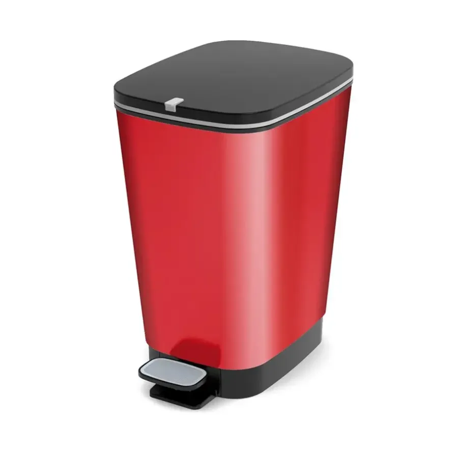 Prullenbakken-Kis Chic Bin Pedaalemmer - 30L - rood