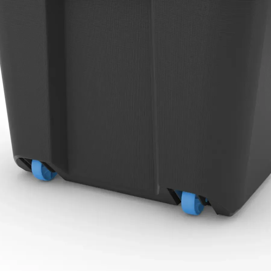 Opbergboxen-KIS Scuba Opbergbox L - 80L - zwart/blauwe clips