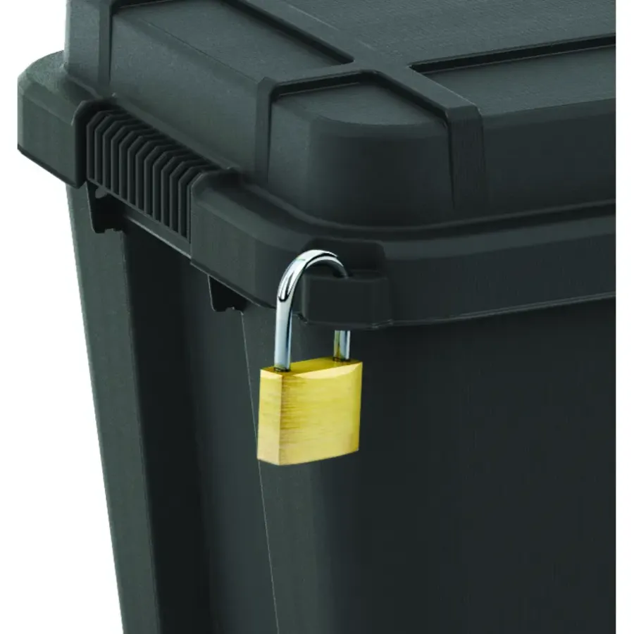 Opbergboxen-KIS Scuba Opbergbox L - 80L - zwart/blauwe clips