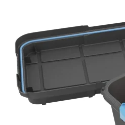 Opbergboxen-KIS Scuba Opbergbox L - 80L - zwart/blauwe clips