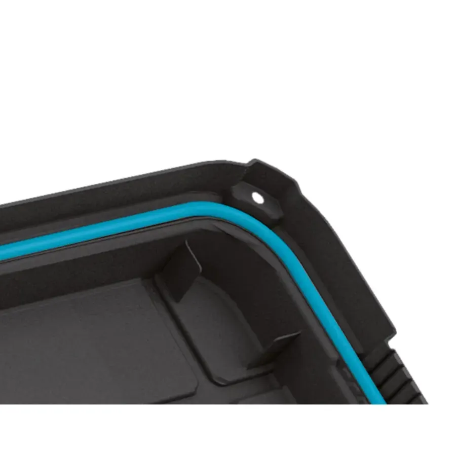 Opbergboxen-KIS Scuba Opbergbox L - 80L - zwart/blauwe clips