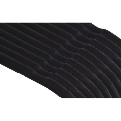 Merkloos Kledinghangers - antislip - 20 stuks - zwart