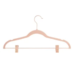 Merkloos Kledinghangers - Broekhangers - 20 Stuks - Anti slip - Roze - Fluweel