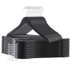 Kledingopbergers-ACAZA Kledinghangers - massief hout - 30 stuks - zwart