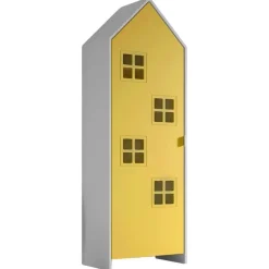 Vipack Kledingkast Casami Bruges - 58x37x172 cm - Geel