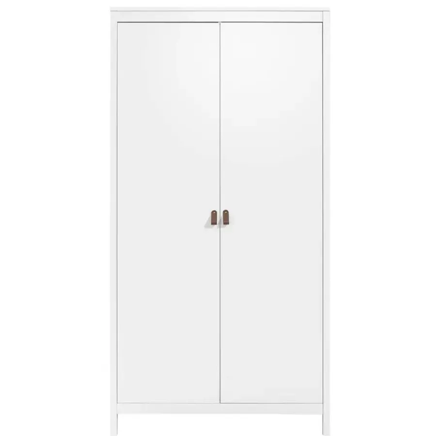Leen Bakker Kledingkast Madeira 2-deurs - wit - 199x102x58 cm