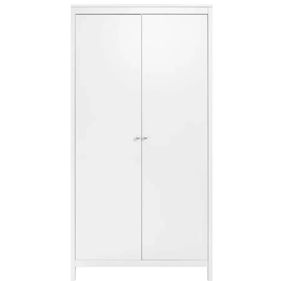 Leen Bakker Kledingkast Madeira 2-deurs - wit - 199x102x58 cm