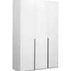 Leen Bakker Kledingkast Milaan 3-deurs - wit - 236x135x58 cm