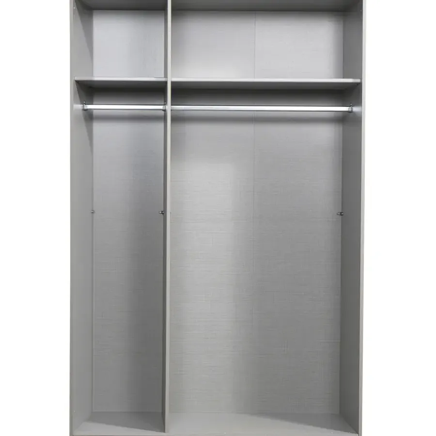Leen Bakker Kledingkast Milaan 3-deurs - greige - 236x135x58 cm
