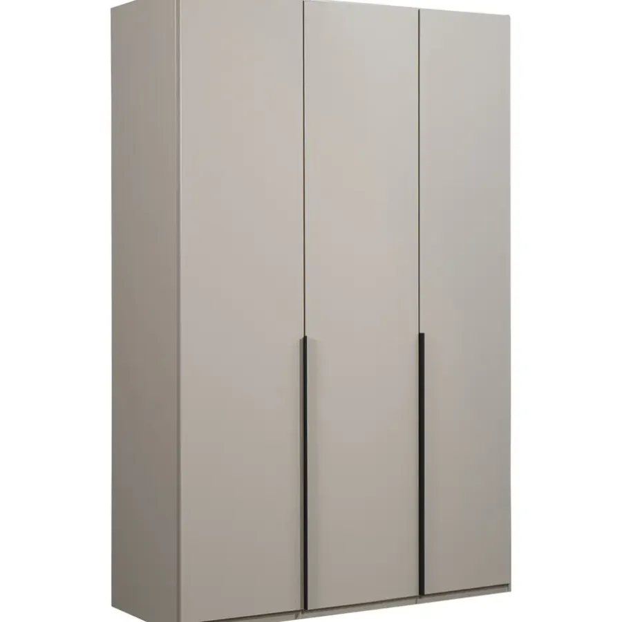 Leen Bakker Kledingkast Milaan 3-deurs - greige - 208x135x58 cm