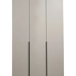 Leen Bakker Kledingkast Milaan 3-deurs - greige - 208x135x58 cm