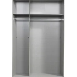 Leen Bakker Kledingkast Milaan 3-deurs - greige - 208x135x58 cm