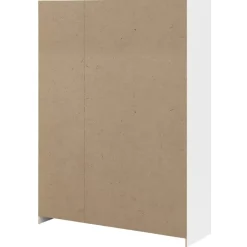 Leen Bakker Kledingkast Sprint 3-deurs - wit - 200x147x50 cm