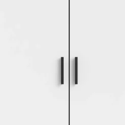 Leen Bakker Kledingkast Sprint 3-deurs - wit - 200x147x50 cm