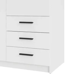 Kledingkasten|Kledingkasten-Leen Bakker Kledingkast Sprint 2-deurs - wit - 200x98,5x50 cm