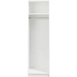 Leen Bakker Kledingkast Varia 1-deurs - wit - 175x49x50 cm