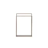 Fjôrd Kledingrek Bruin Metaal - 70x30x100cm - Alva