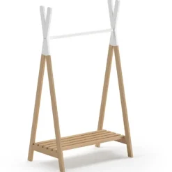 Vipack Kledingrek voor kinderen Kiddy - grenen/wit