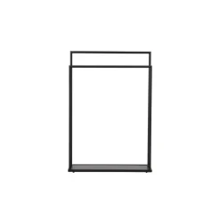 Kledingrekken|Kledingrekken-Fjôrd Kledingrek Zwart Metaal - 70x30x100cm - Alva