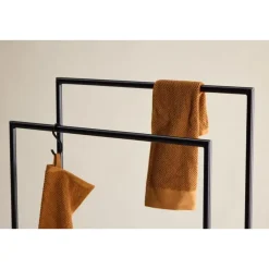 Kledingrekken|Kledingrekken-Fjôrd Kledingrek Zwart Metaal - 70x30x100cm - Alva