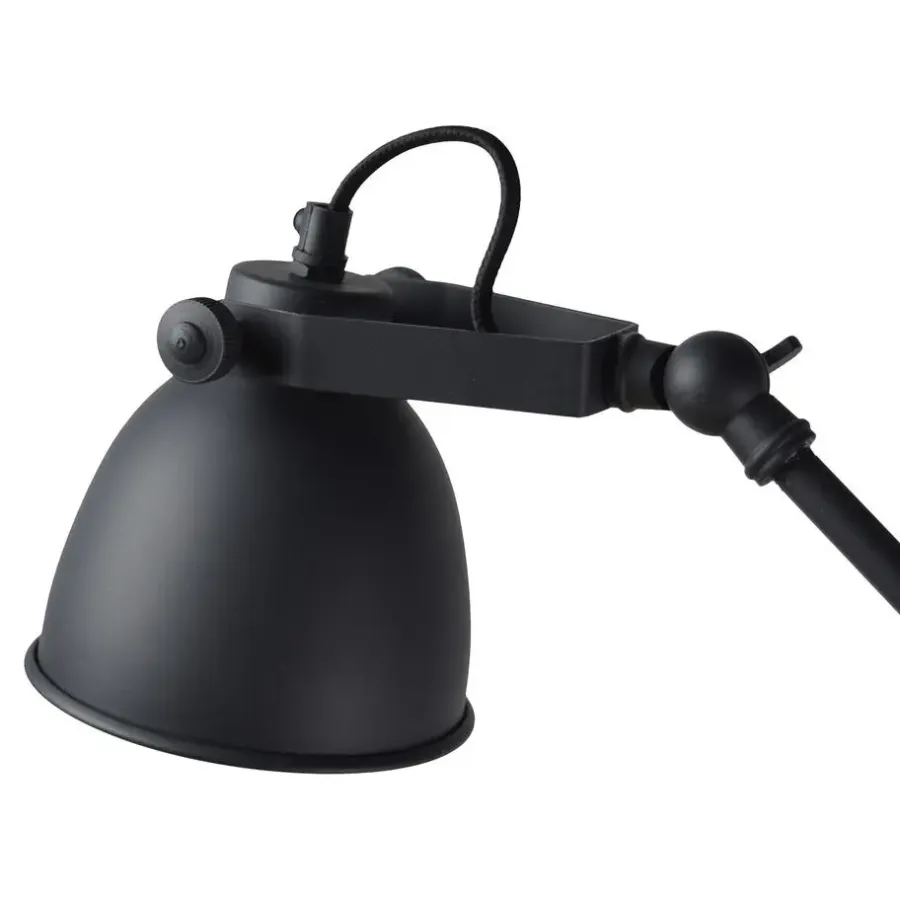 Bureaulampen|Bureaulampen-Urban Interiors Klemlamp Worker Ø12cm. vintage black