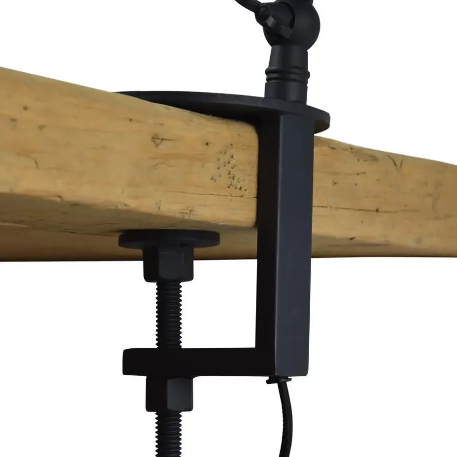 Bureaulampen|Bureaulampen-Urban Interiors Klemlamp Worker Ø12cm. vintage black
