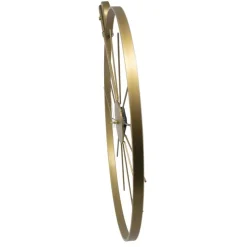Klokken-Art for the Home Klok - Luxe Gouden Ronde Hangende Klok - 55 x 65