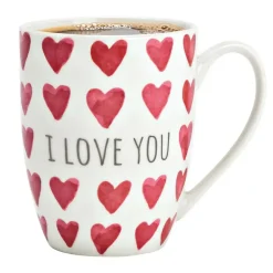 Secret de Gourmet Koffiemok MR Lover Lover - 1x - Keramiek - wit/rood