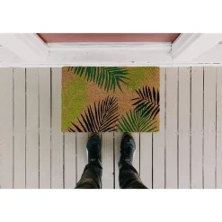 IVOL Kokosmat 'Leaf' met bladmotief - 40x60 cm