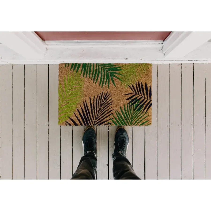 IVOL Kokosmat 'Leaf' met bladmotief - 40x60 cm