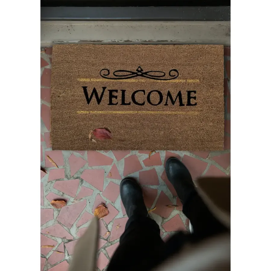 Deurmatten-IVOL Kokosmat 'Welcome' - 50x80 cm
