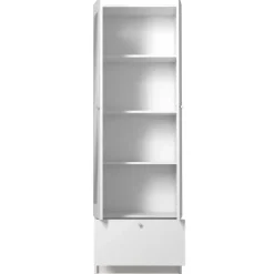 Parisot Kolomkast Fares 59cm met 2 deuren - 1 lade - wit