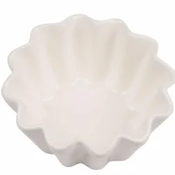 Merkloos Kommetjes - aardewerk - stervormig - 3x - 10 cm - snackschaaltjes