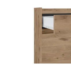 Loft24 Kosmo - Schoenenkast met 2 deuren in eiken effect