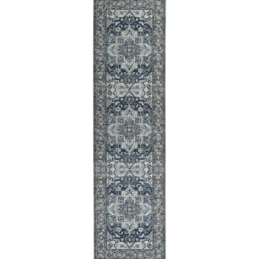 Beliani KOTTAR - Loper - Grijs - 80 x 300 cm - Polyester