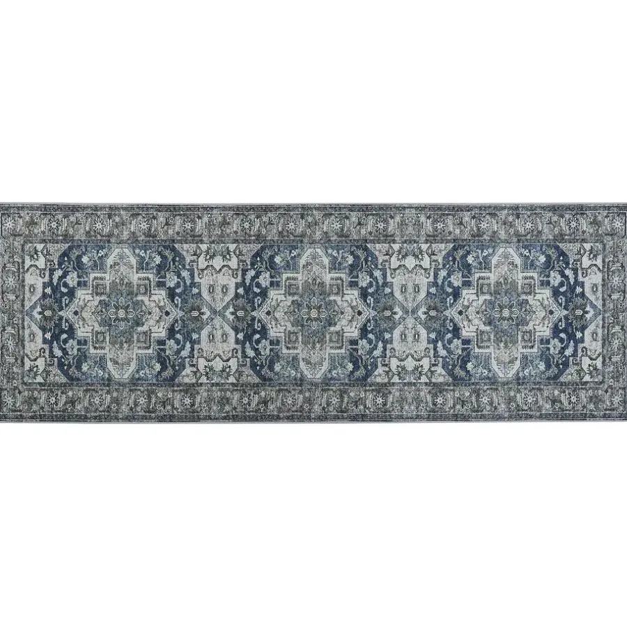 Beliani KOTTAR - Loper - Grijs - 80 x 240 cm - Polyester