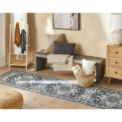 Beliani KOTTAR - Loper - Grijs - 80 x 240 cm - Polyester