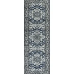 Beliani KOTTAR - Loper - Grijs - 80 x 240 cm - Polyester