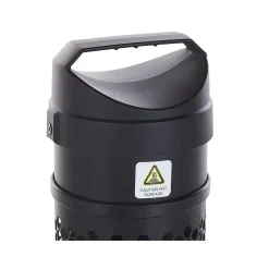 Tuinhaarden En Terrasverwarmers-Beliani KRAKATOA - Terrasverwarmer - Zwart - Aluminium