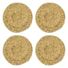Krumble Placemat geweven rond - 30 cm - set van 4