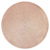 Krumble Placemat rond - PVC - Rosegoud