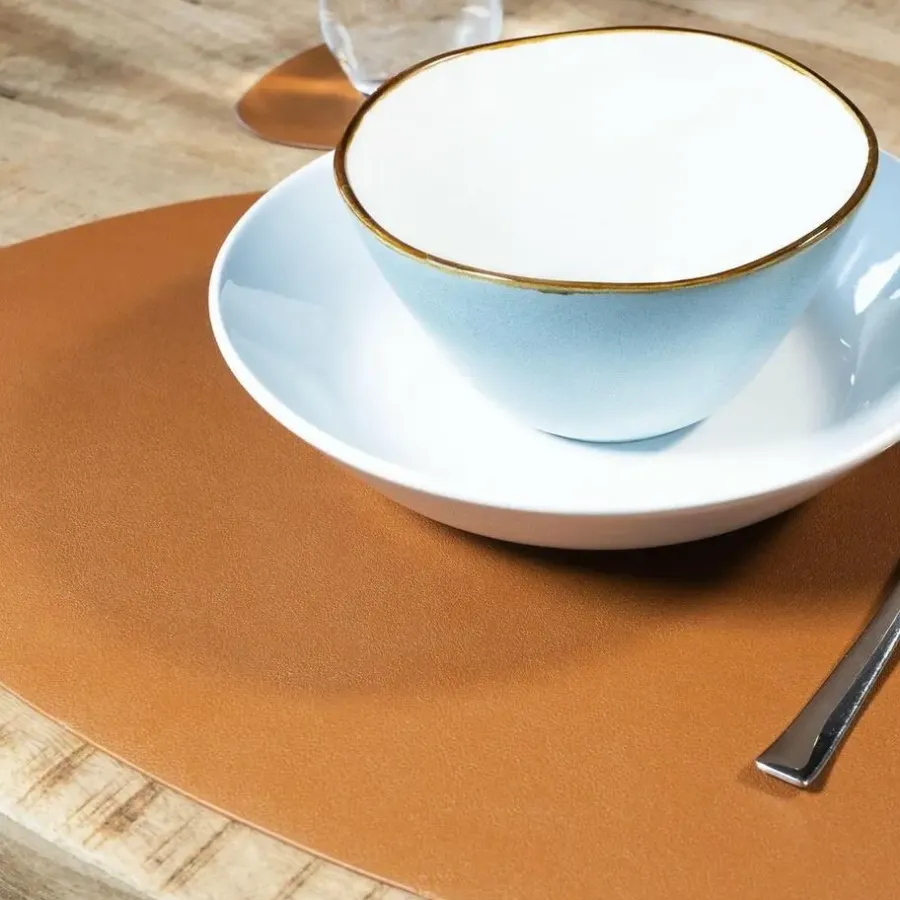 Placemats-Krumble Placemat set design - 6 stuks - Bruin